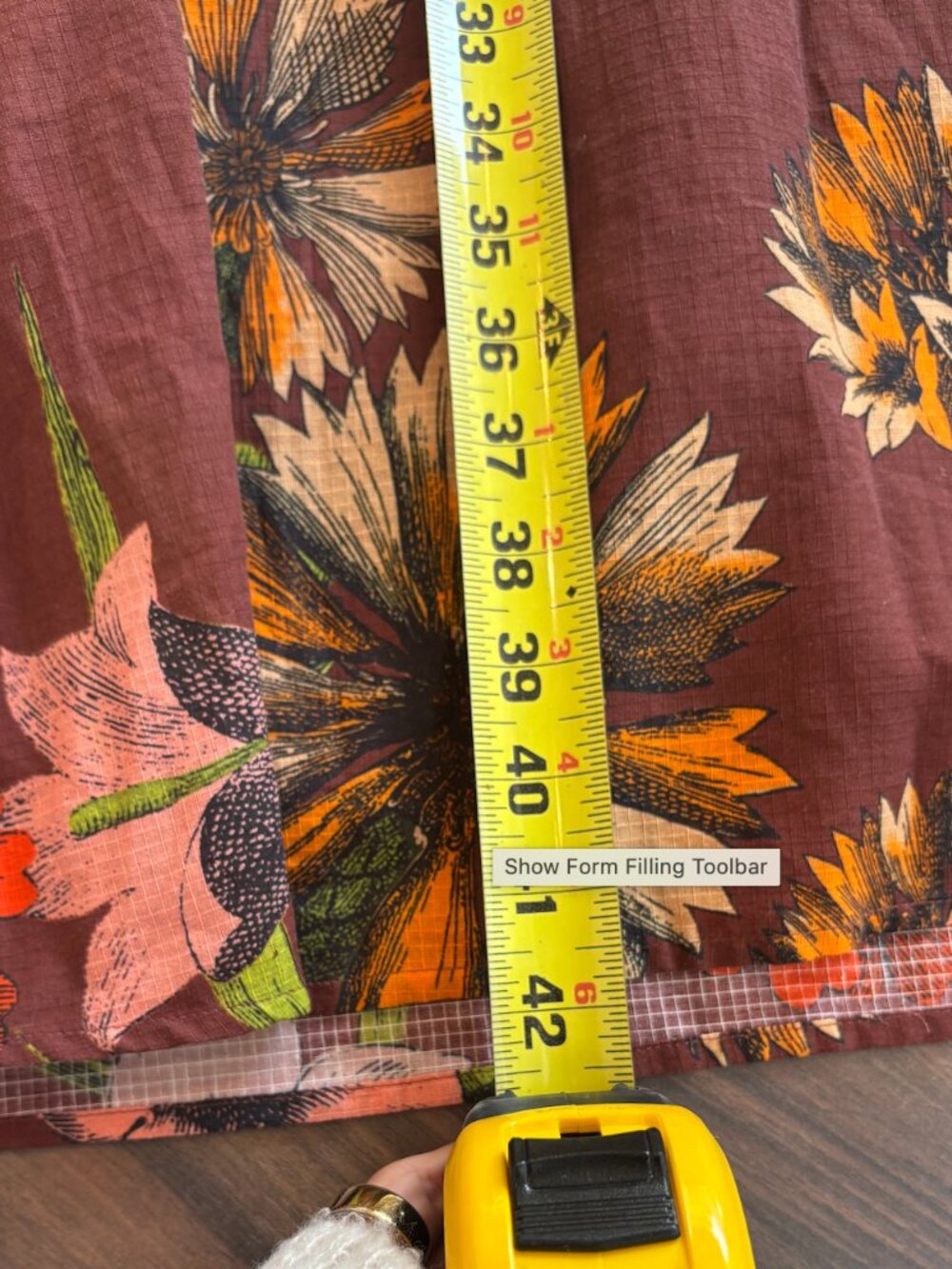 Vintage Maeve x Anthropologie Autumn Garden Smocked Maxi Dress - Picture 3 of 4